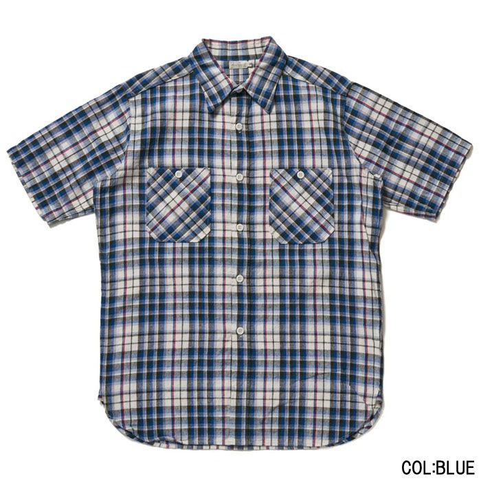 Lot 3056 SHORT SLEEVE CHECK WORK SHIRTS B��  
