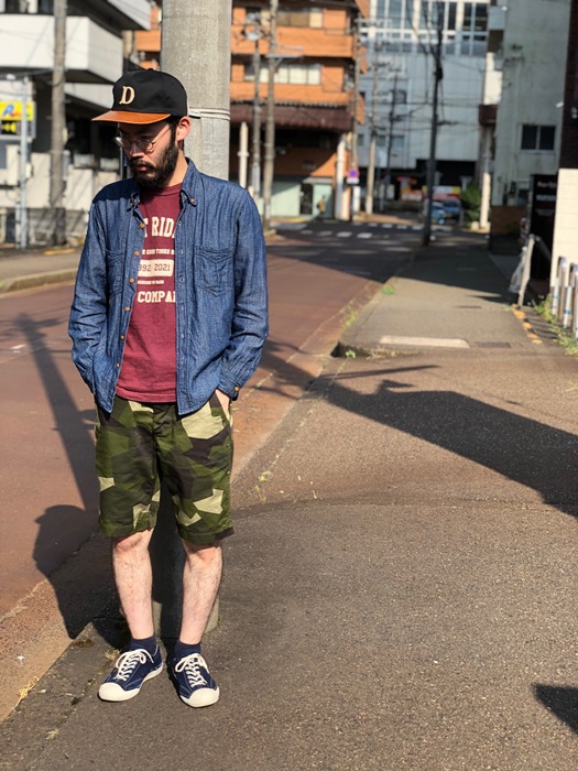 C.G.ISLAND CHINO SHORTS/M90 CAMO