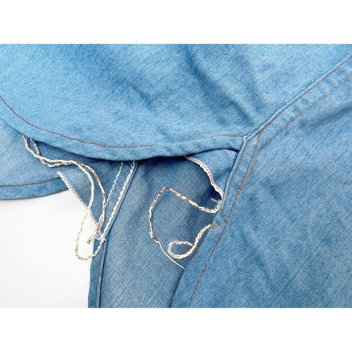 MFSC"MADE IN USA"NOS 7.25OZ LIGHT INDIGO SPORTMAN SHIRTS