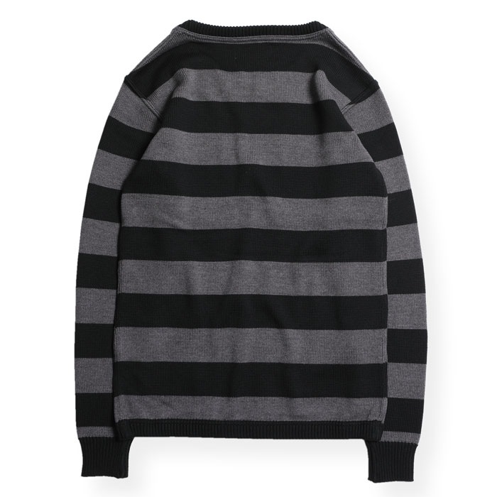 CLASSIC RIB BORDER LOGO SWEATER