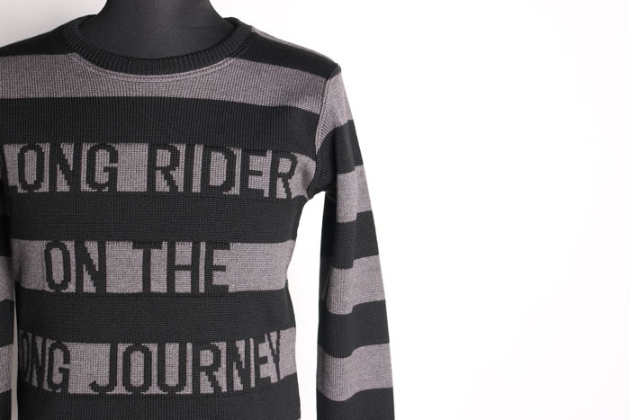 CLASSIC RIB BORDER LOGO SWEATER