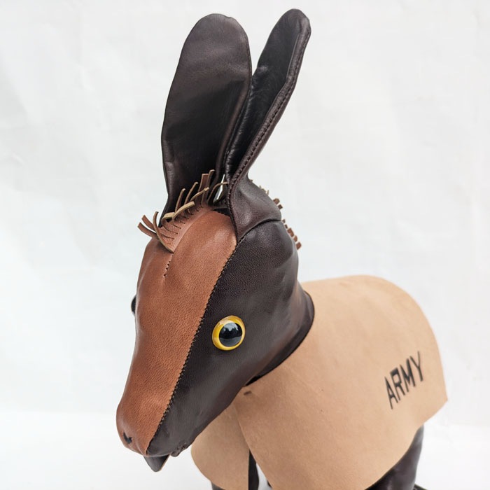 Lot 5243 GENUINE LEATHER MASCOT DOLL USMA"MULE"