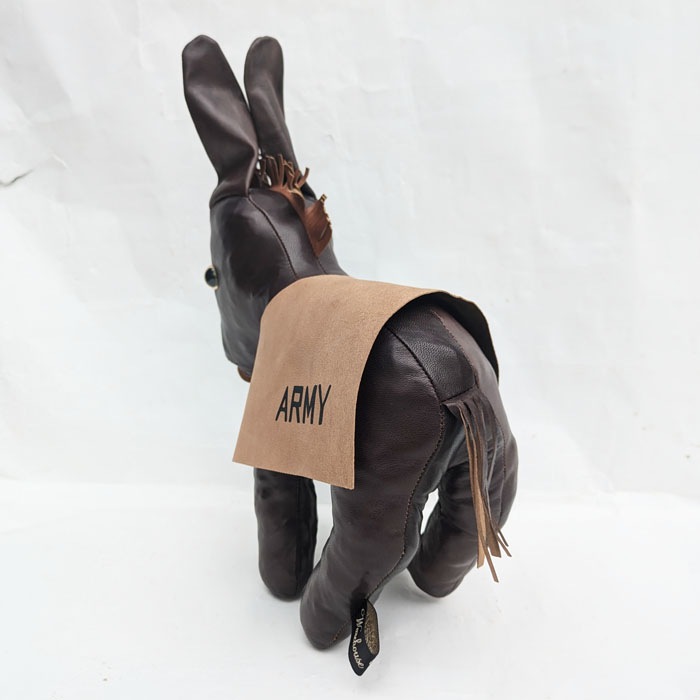 Lot 5243 GENUINE LEATHER MASCOT DOLL USMA"MULE"