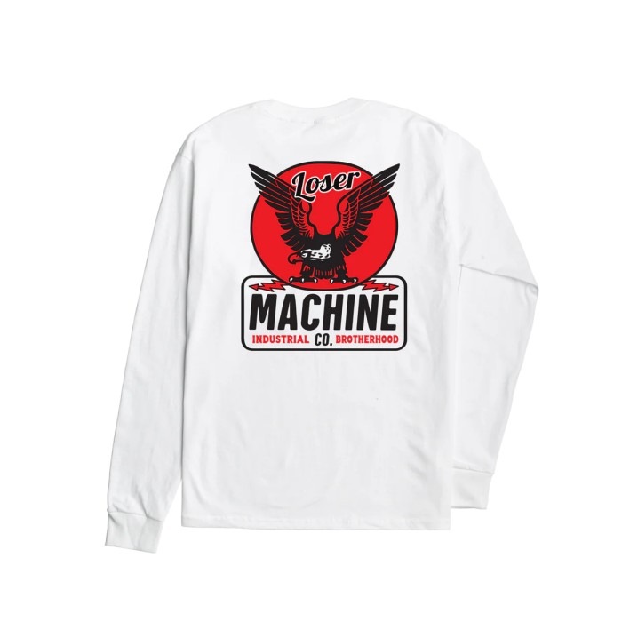LOSER MACHINE COMPANY : POWER BAND STOCK LS T-SHIRT