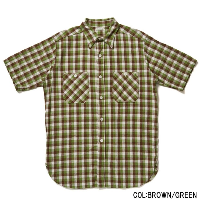 Lot 3056 SHORT SLEEVE CHECK WORK SHIRTS A��  