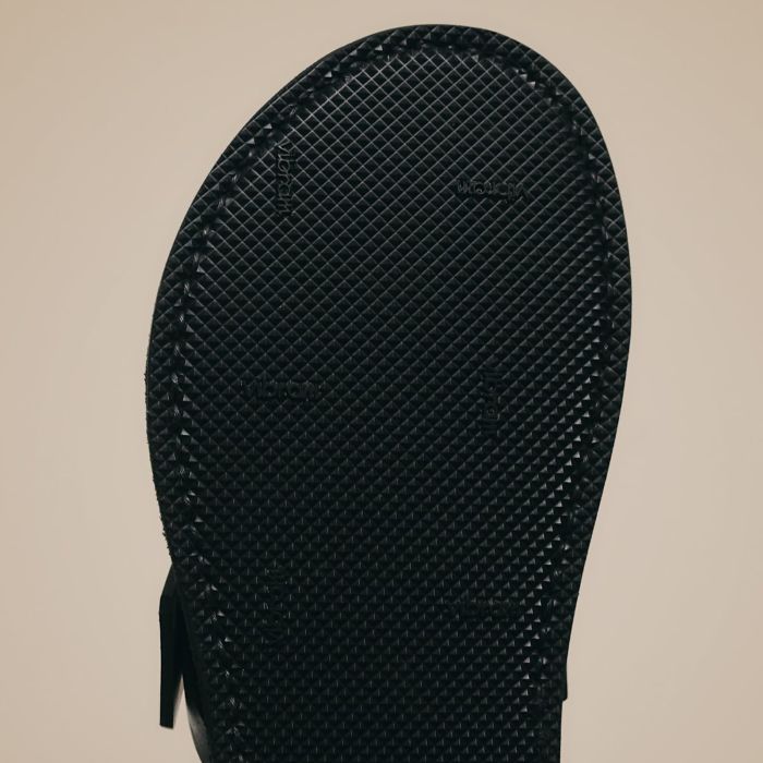 Triangular Tongs Sandal - Water-repellent Leather