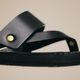 Triangular Tongs Sandal - Water-repellent Leather