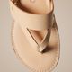 Triangular Tongs Sandal - Water-repellent Leather