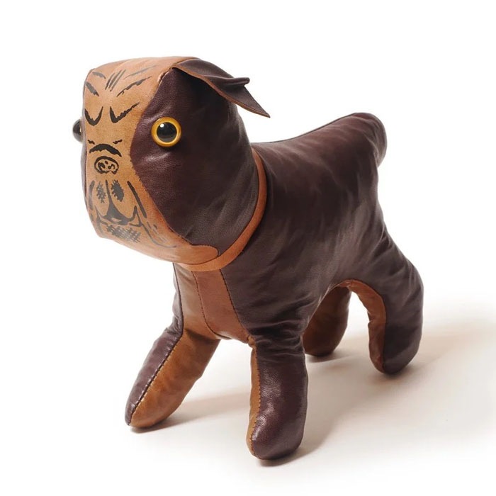 Lot 5243 GENUINE LEATHER MASCOT DOLL USMC"BULLDOG"