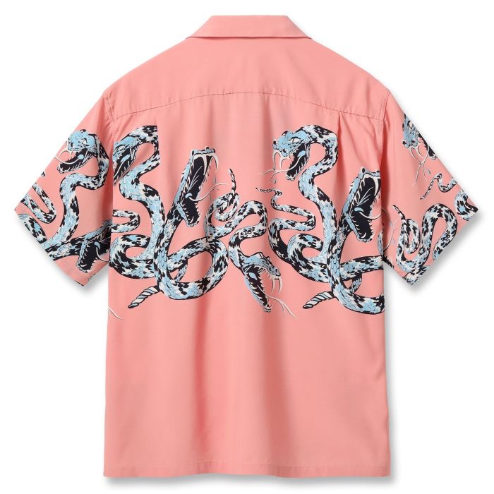 Lot No. SH39486 / HIGH DENSITY RAYON OPEN SHIRT ��RATTLE SNAKE��