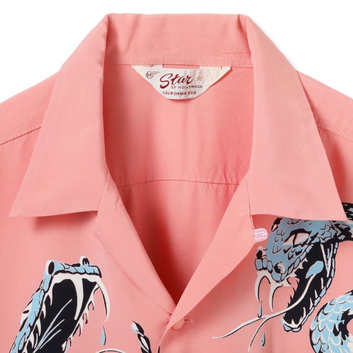 Lot No. SH39486 / HIGH DENSITY RAYON OPEN SHIRT ��RATTLE SNAKE��