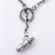 NORMAL TATOO PEANUTS S size SV x k10YG + Peanuts silver Chain 50cm