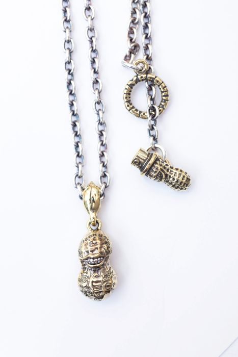 NORMAL TATOO PEANUTS S size bs x sv + Peanuts silver Chain 50cm