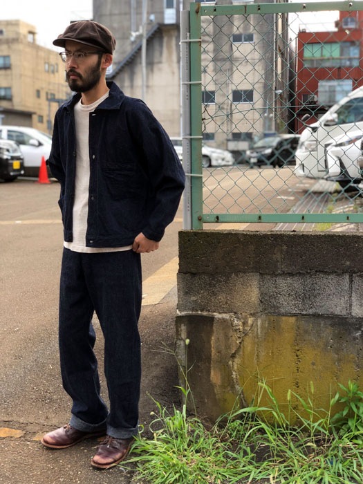 Lot 1237 1900��S INDIGO BLUE and WHITE CHECK WAIST OVERALL