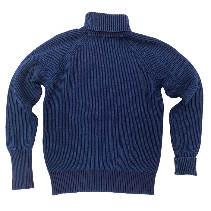 MFSC"WATERFRONT SURPLUS"COTTON SWEATER"PRIVATEER"INDIGO-DYE