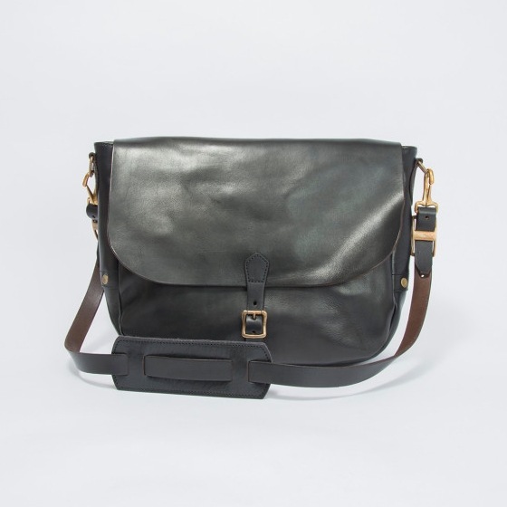 LEATHER POSTMAN SHOULDER BAG