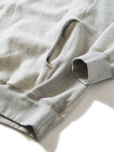 HEAVY CREW SWEAT "HEATHER GRAY"