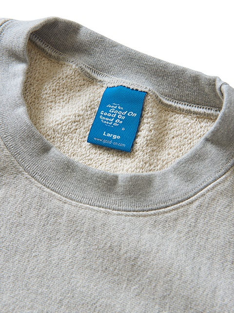 HEAVY CREW SWEAT "HEATHER GRAY"
