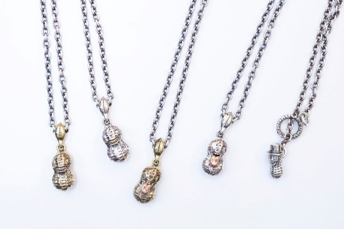BERO TATOO PEANUTS S size SV x k10PG + Peanuts silver Chain 50cm