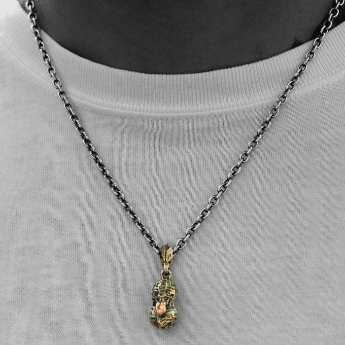 BERO TATOO PEANUTS S size SV x k10PG + Peanuts silver Chain 50cm