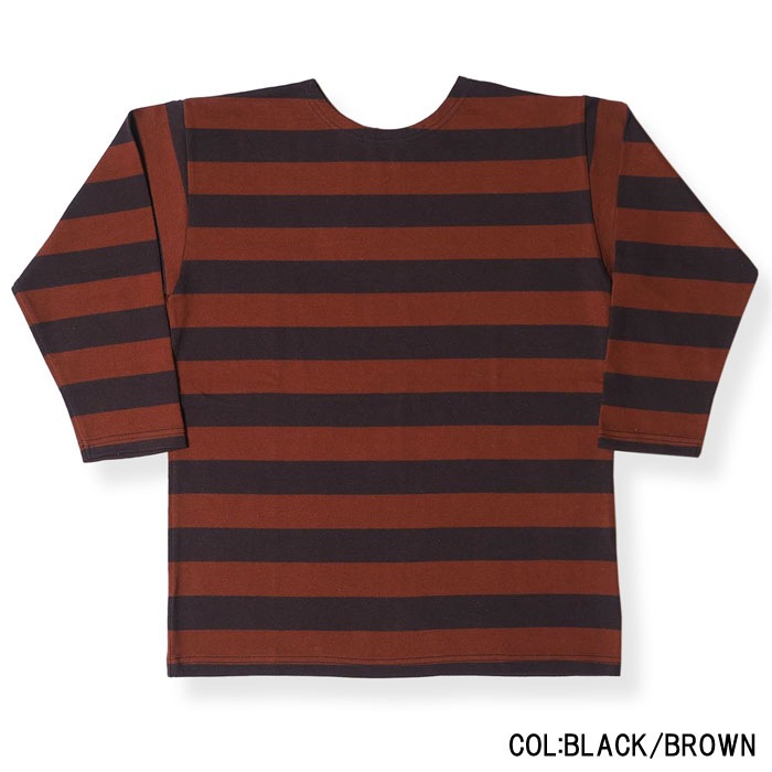 Lot 4051 3/4 SLEEVE 2INCH BORDER TEE