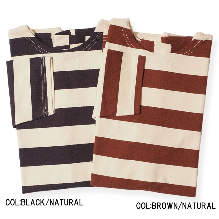 Lot 4051 3/4 SLEEVE 2INCH BORDER TEE