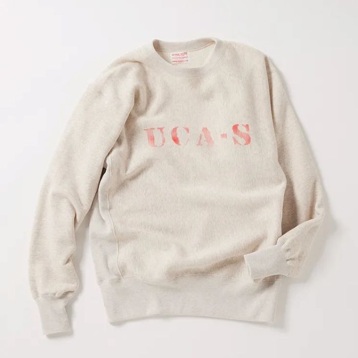 REVERSE WEAVE 2ND PATENT MODEL CREW NECK SWEAT SHIRT