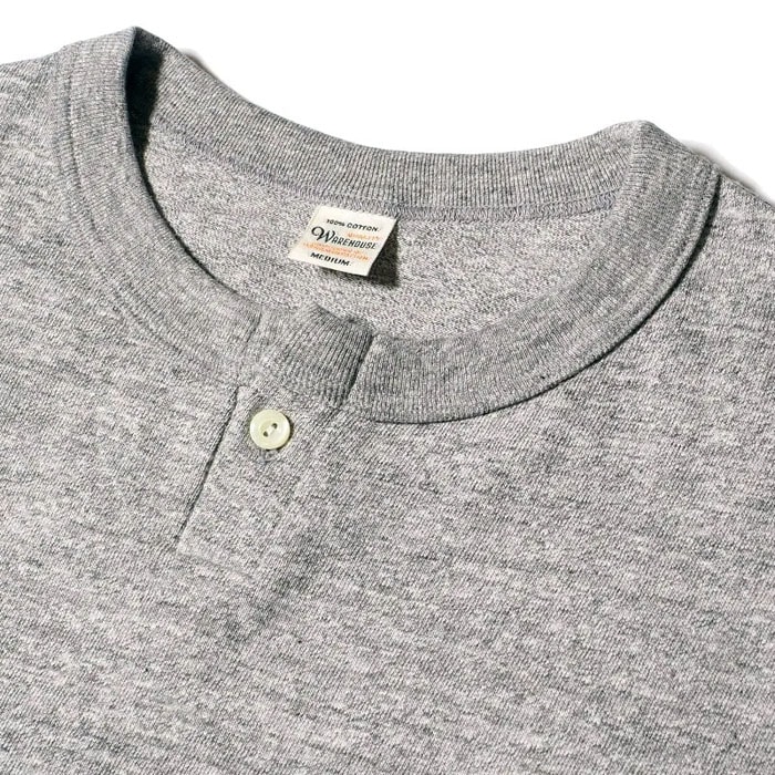 Lot 4082 1BUTTON HENLEY NECK TEE