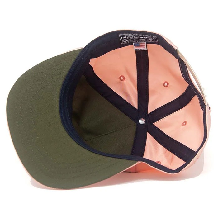 GOOD LUCK SATIN Snapback - Peach