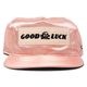 GOOD LUCK SATIN Snapback - Peach
