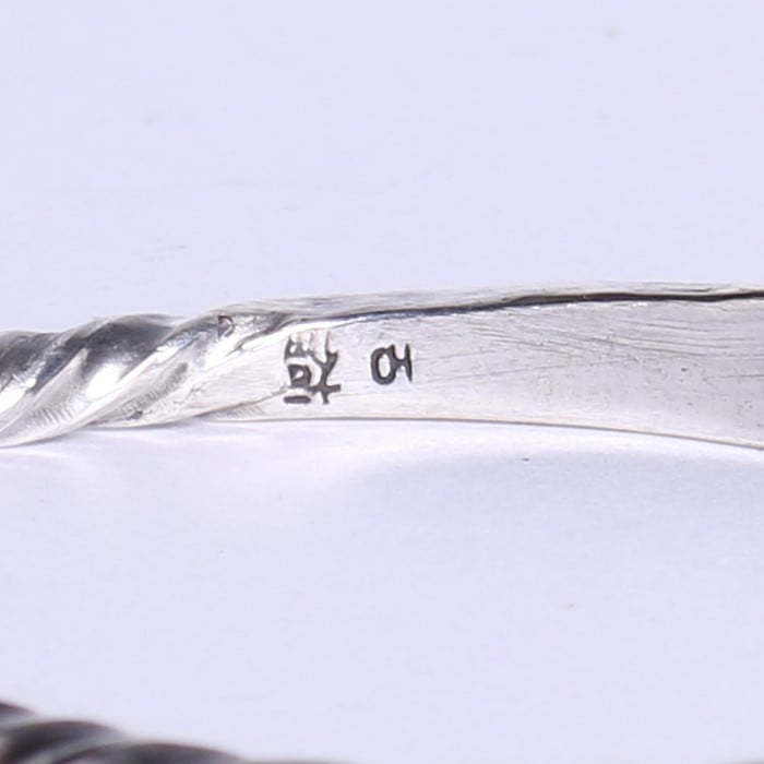TWIST CROSSARROW BANGLE(WIDE) B-6