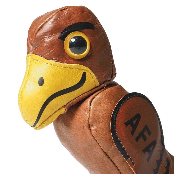 Lot 5243 GENUINE LEATHER MASCOT DOLL USAFA "FALCON��