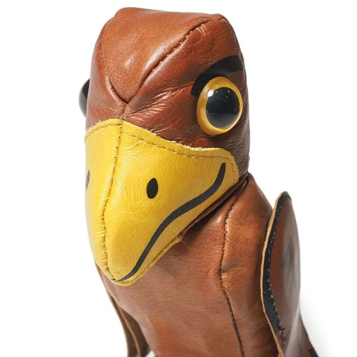 Lot 5243 GENUINE LEATHER MASCOT DOLL USAFA "FALCON��