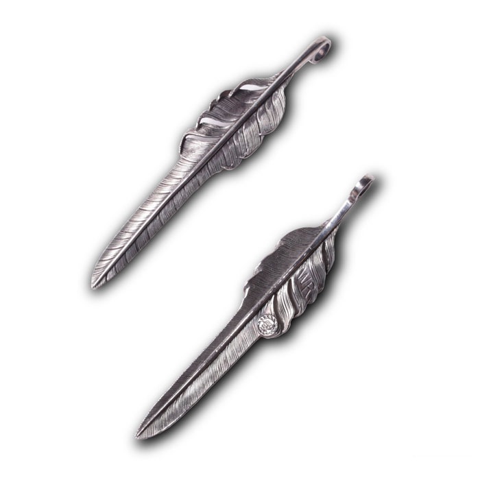 NARROW FEATHER CAST��SILVER