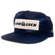 GOOD LUCK SATIN Snapback - Navy