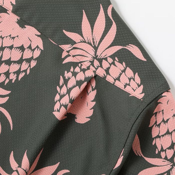 Lot No. DK39398 /  DUKE KAHANAMOKU COOLMAX��� HAWAIIAN SHIRT ��DUKE'S PINEAPPLE��