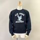 LOT1738��3.0�� Binder Crew Neck Sweat Flocky Print Design Model