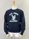 LOT1738��3.0�� Binder Crew Neck Sweat Flocky Print Design Model