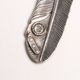 72 INDIAN PACIFIC ���� WSILVER BEADS MORGAN FEATHER EAGLE METAL SET