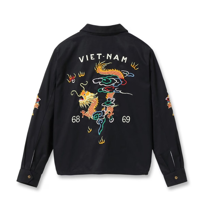 Lot No. TT15879 / Late 1960s Style Cotton Vietnam Jacket ��DRAGON��