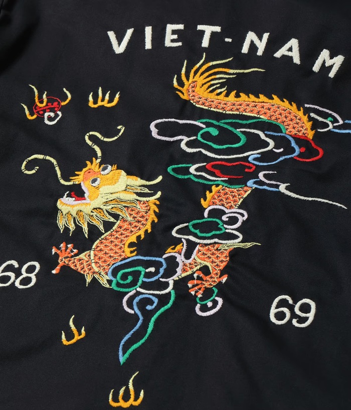 Lot No. TT15879 / Late 1960s Style Cotton Vietnam Jacket ��DRAGON��