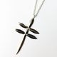 TRIANGLE DRAGONFLY PENDANT COMBINATION TOP(SILVER)