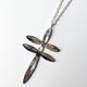 TRIANGLE DRAGONFLY PENDANT COMBINATION TOP(SILVER)