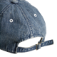 6Panel Denim Baseball Cap 'F' Patch Vintage Wash 
