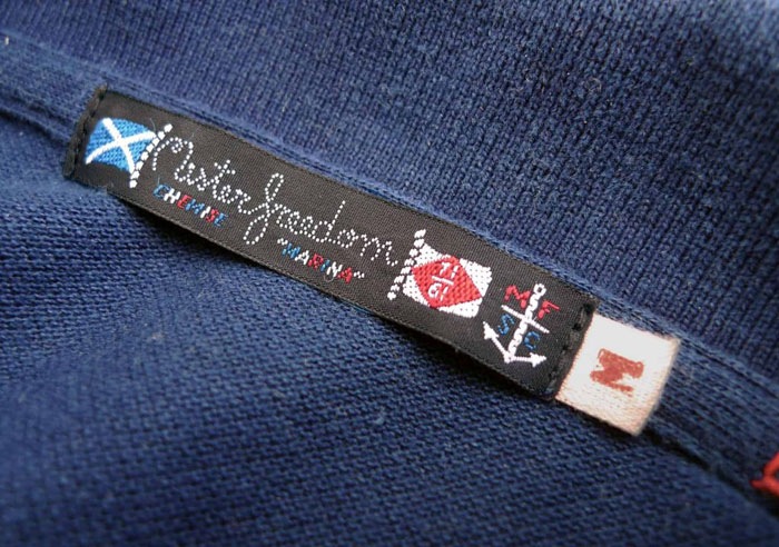 MFSC"SURPULS"COTTON PIQUE��MARINA��POLO INDIGO DYE