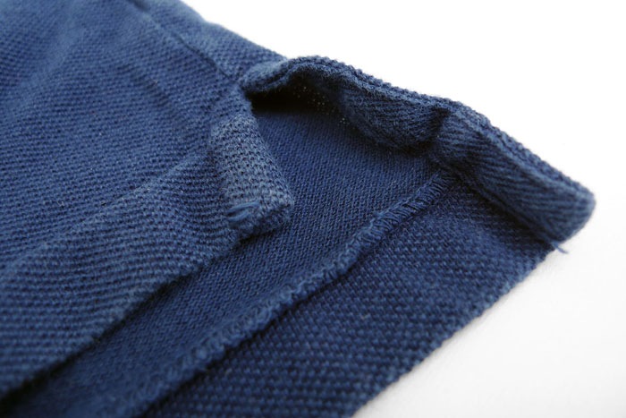 MFSC"SURPULS"COTTON PIQUE��MARINA��POLO INDIGO DYE