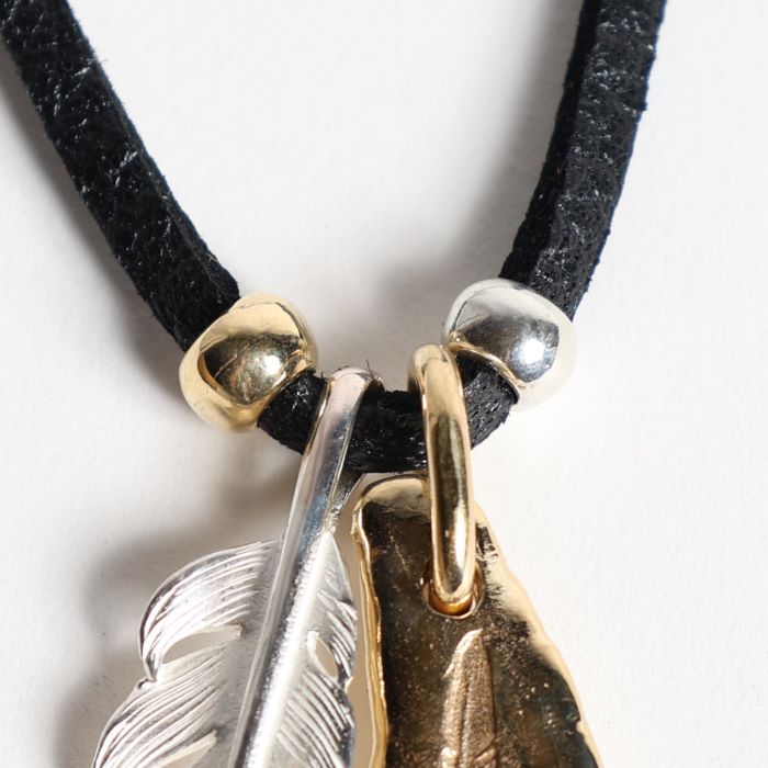 EFNL-0064 18k GOLD TEARDROP NUGGET PENDANT (SET)