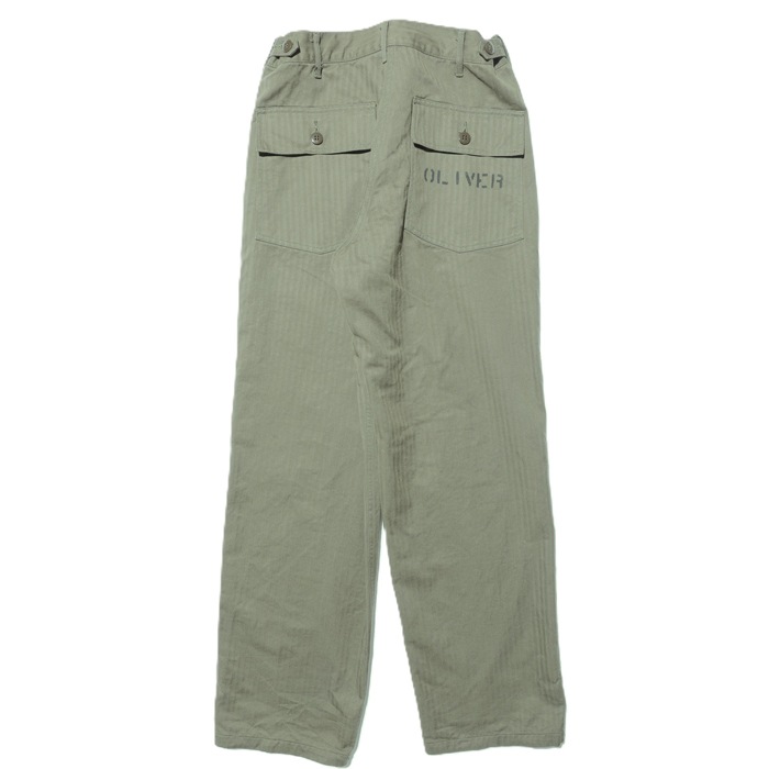50'S Army Utility Trousers "Fort Knox"  Custom "OLIVER" 