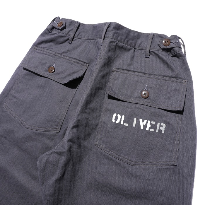 50'S Army Utility Trousers "Fort Knox"  Custom "OLIVER" 