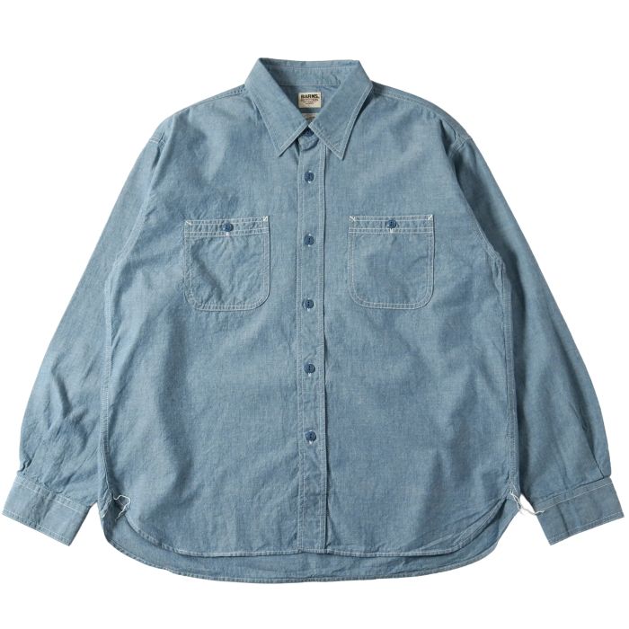 ��Mickey Mouse��40'S INDIGO NAVAL L/S SHIRTS ��SPECIAL ITEM��BR-25340